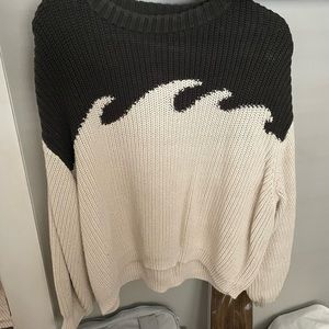 Back beat co. Organic Cotton Wave Sweater